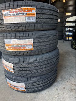 Set of 4 brand new tires 225/65/17 ( We install & balance)