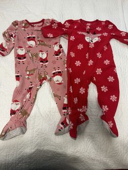 Christmas Pajamas Carters Size 12 Months