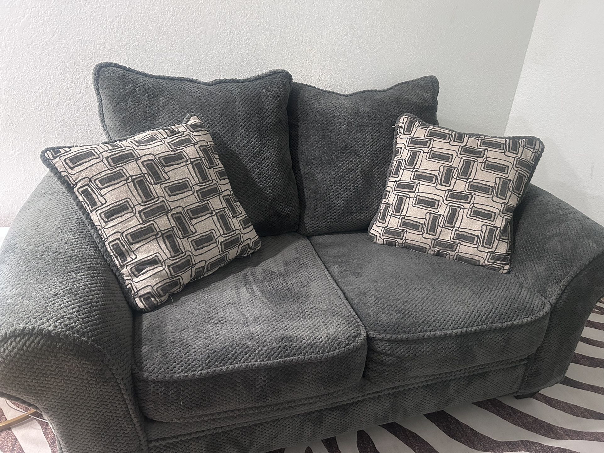 Grey Couch (pillows Included)