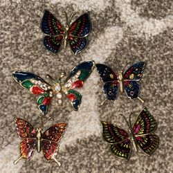 Butterfly brooch bundle