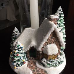 Christmas decor candle holder