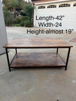 Coffe table with 2 levels