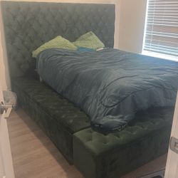 Bed Frame Green