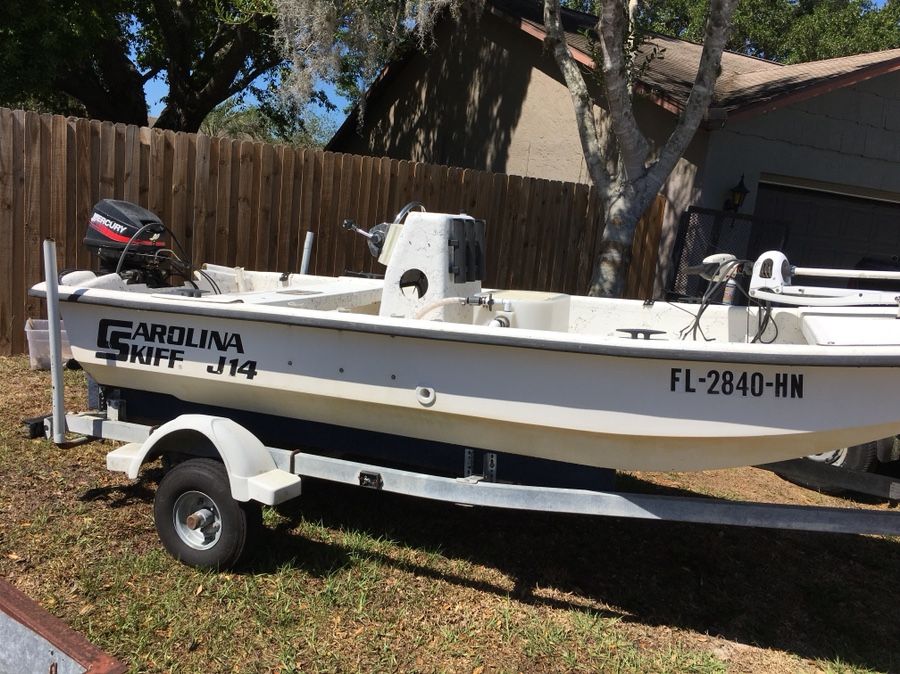 14 ft carolina skiff j14. 14’ flats boat