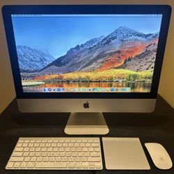 21.5” iMac 1TB HD + Magic Keyboard, Magic Mouse, and Trackpad