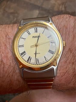 Phasar Quartz Watch with Date Window