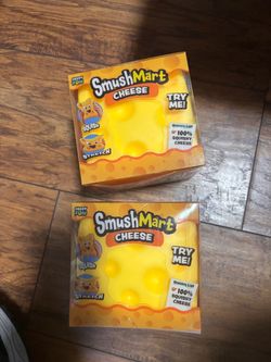 SmushMart Cheese Squishy Stretch Toy 2-Pack