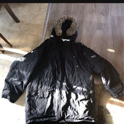 Sean John Down Feather Heavy Winter Jacket - Size Lg