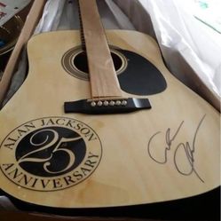 Autographed Alan Jackson Guitar 