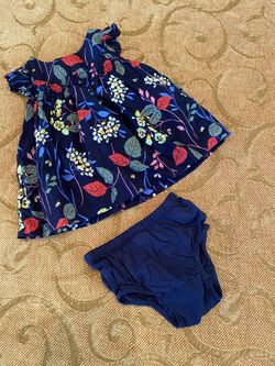 Baby Girl Gap Dress With Diaper Cover 0-3 Months $5