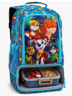 Paw Patrol Kids Backpack 16" School Bookbag with Lunch Holder & Pocket
Does not come with lunchbox.
Brand New in Packaging