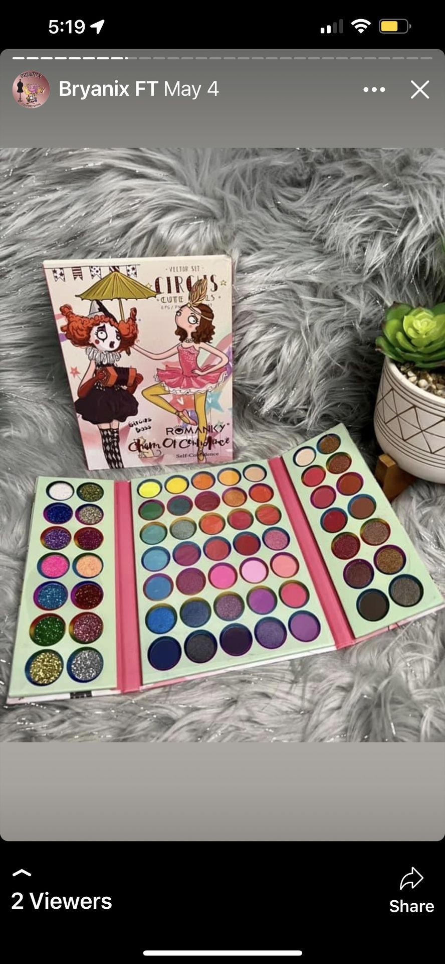  Beautiful Eyeshadow Pallets…  NEW