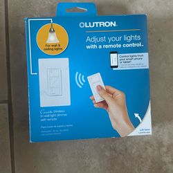 LUTRON Adjust Your Lights With Remote Control
