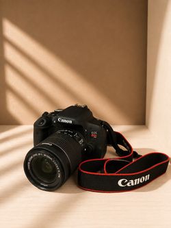 Canon EOS Rebel T6i DSLR Camera Bundle + 2 Lenses + Bag