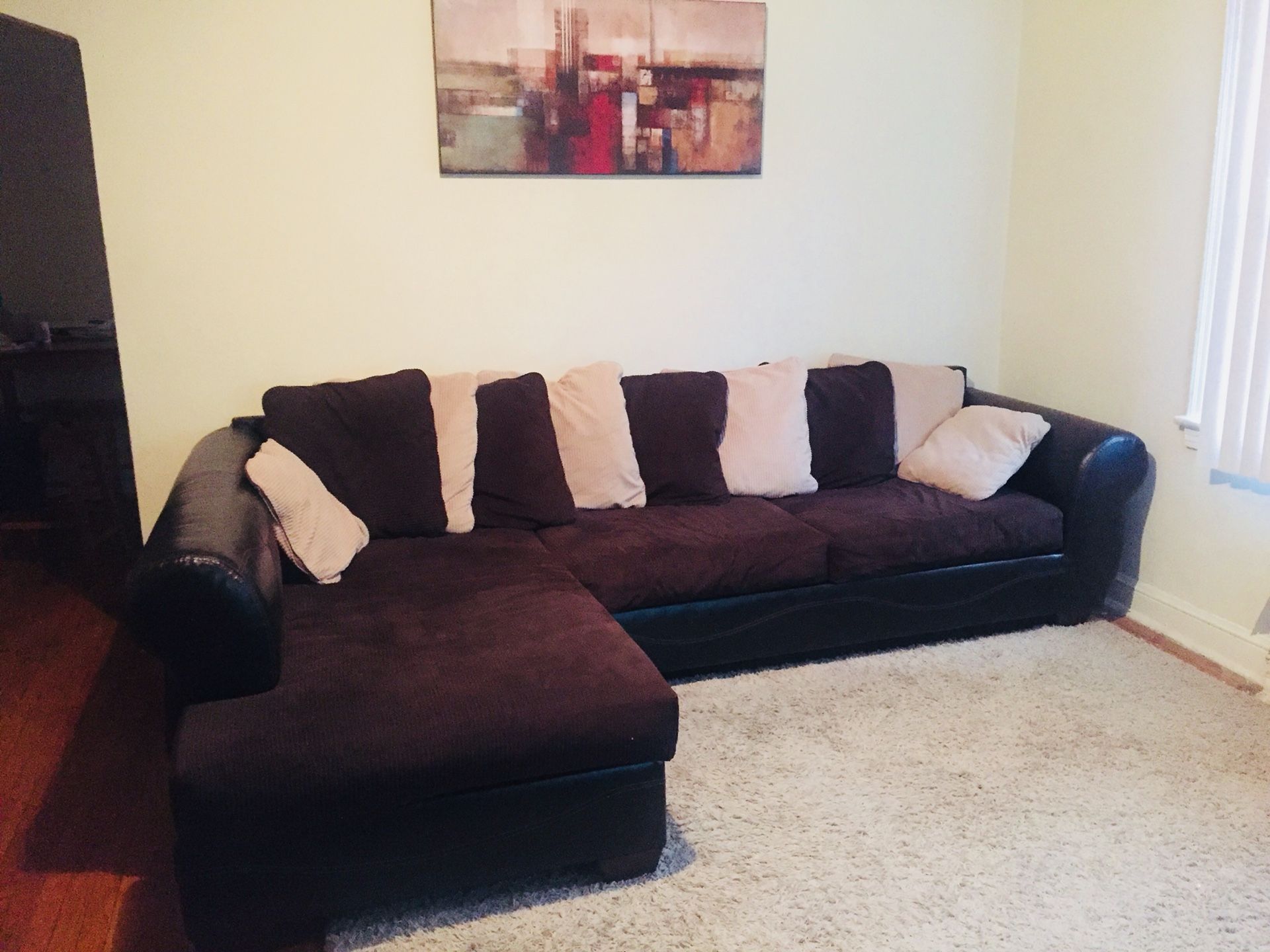 Sectional L shape sofa