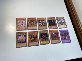 Set of 10 Yu-Gi-Oh! Konami Trading Cards Mixed Lot
