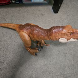  Jurassic World Thrash 'n Throw Tyrannosaurus Rex action figure. 