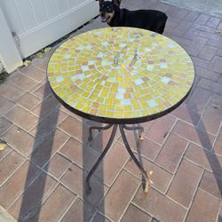 Mosaic Tile End Table