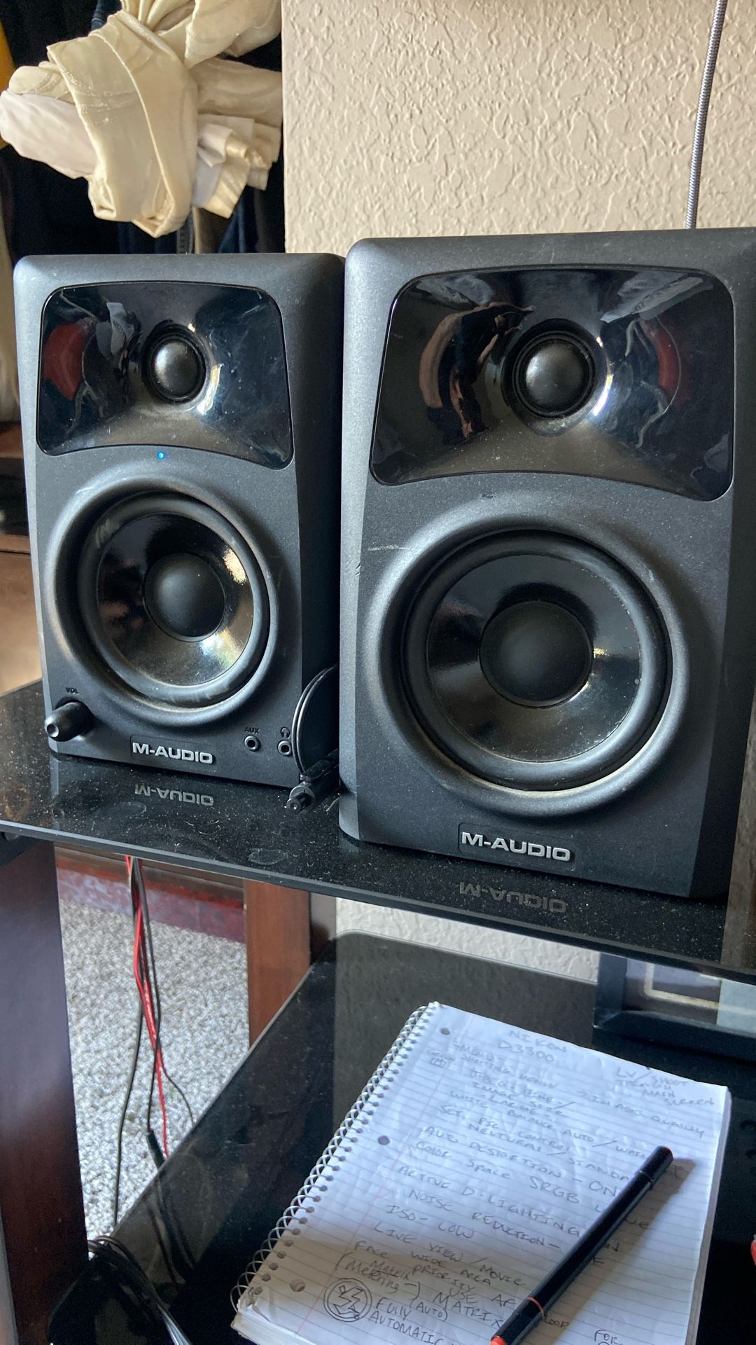 M audio speakers