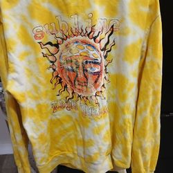 Sublime Yellow Tye Dye Sweatshirt