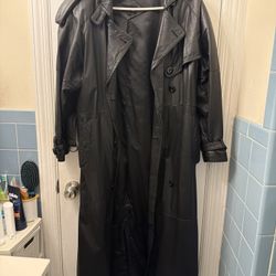 Made Is Korea, Vintage Pelle Trench Coat