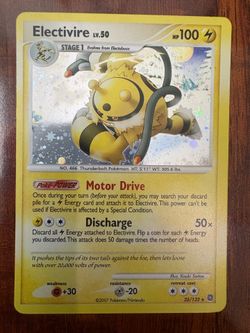 Pokemon Electivire LV. 50 25/132 Secret Wonders Holo Rare 2007 NM ⚡️