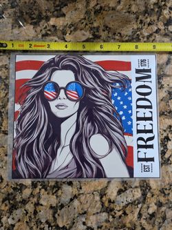 DTF T-shirt/Bag Transfer "Freedom"