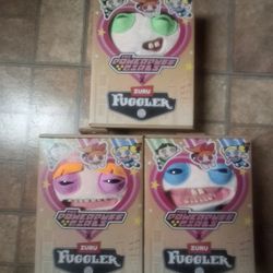 Fuggler x Powerpuff Girls ~ Buttercup, Blossom, Bubbles ~ Set Of 3 ~ NEW
