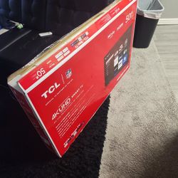Like New TCL Roku 50 Inch TV