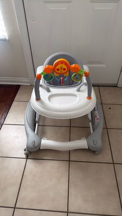 Baby Walker with Lion Activity Toy Bar