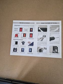 Jersey Display Frame 