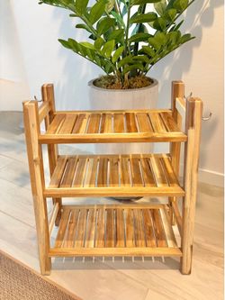 Acacia Wooden Organizer, Bathroom, Kitchen, Laundry, Hallway, Plants