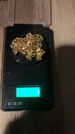 18k solid gold Cuban chain