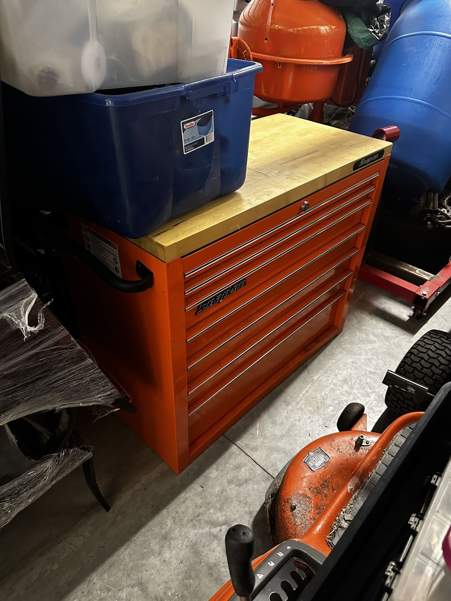 40” Snap On 7 Drawer Single Bank Cab Heritage Series