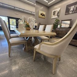 7 PC DINING TABLE SET 
