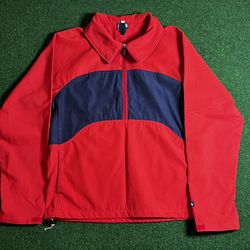 Vintage 80s The North Face Blue Tag Pullover Windbreaker Jacket Half Zip
