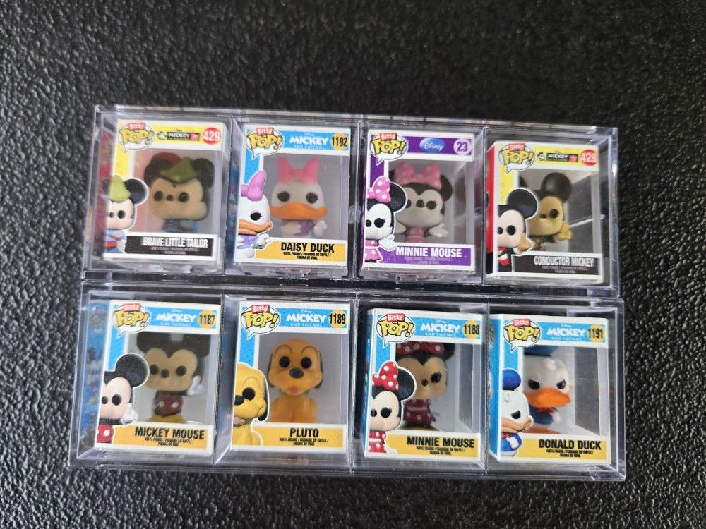 8 FUNKO BITTY POP DISNEY FIGURES