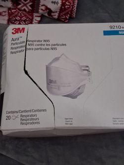 3M Aura N95 Respirator 9210+ Box of 20