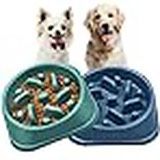 Two Slow Feeder Dog Bowls Brand New