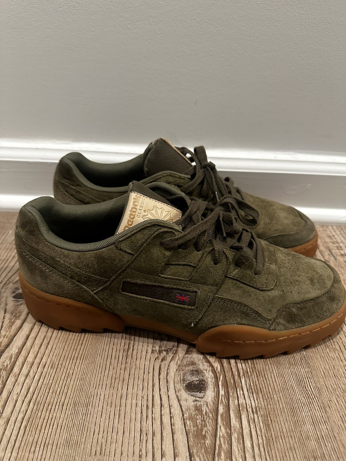 Reebok Olive Green Shoes