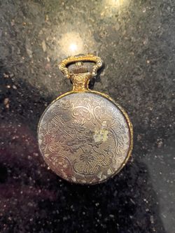 Vintage Engraved Pocket Watch