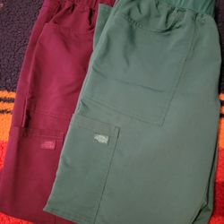 Dickie Scrub Bottoms Size Medium.