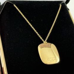 8.2 Grams Tiffany & Co 18Kt Yellow Gold Necklace Authentic