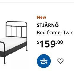 Twin Bed Frame With Mattress For Sale 
