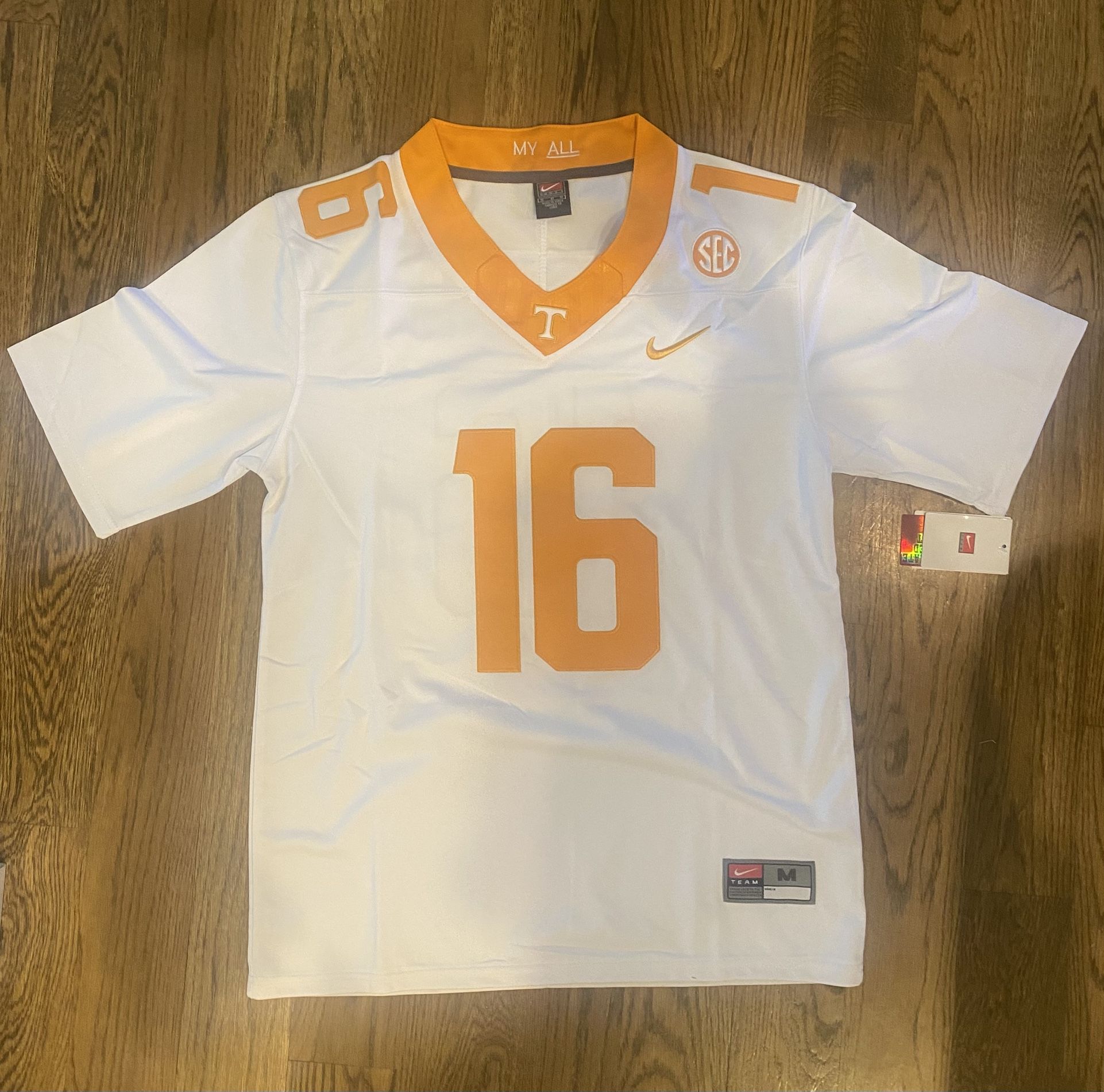 Morgan Wallen Tennessee Volunteers Jersey Medium Nwt