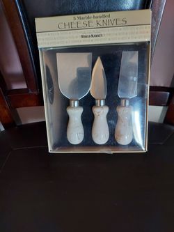 Marbled Cheese Knives