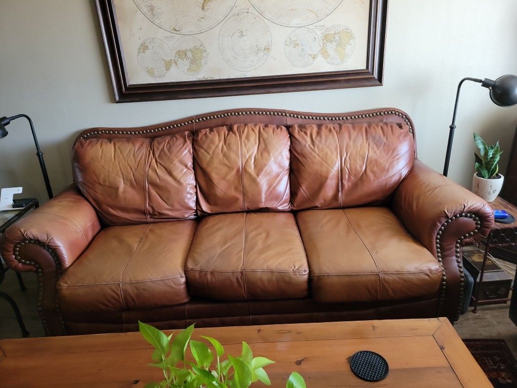 Ashley Leather Couch