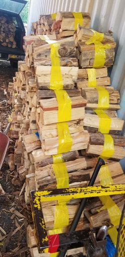 Bundles of dry-seasoned firewood (Ask about delivery)