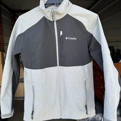 Men’s Grey Columbia Ascender Softshell Jacket - Size M