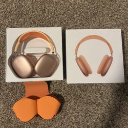 Airpod Maxes Orange/Pink